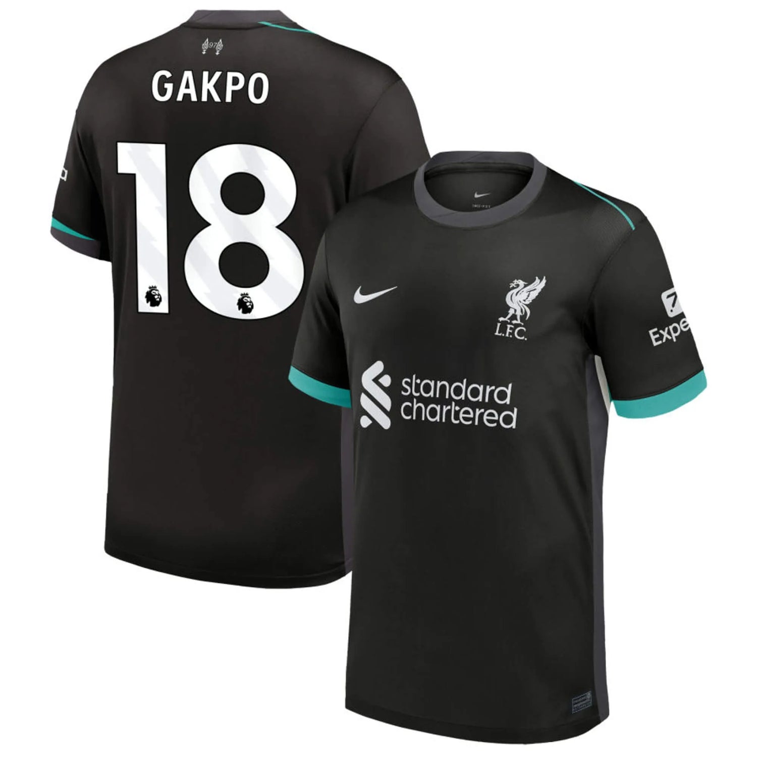 Nike 2024-25 Liverpool Men's Stadium Away Jersey (Gakpo)