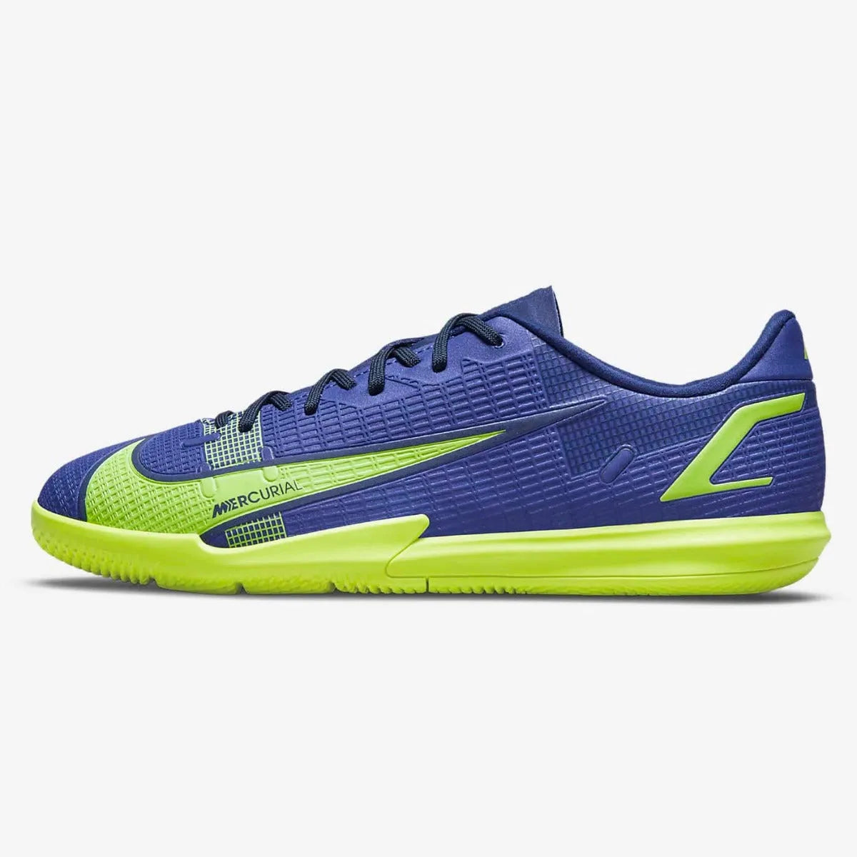 Nike Kids Vapor 14 Academy IC - Lapis Volt-Blue Void (Side 1)