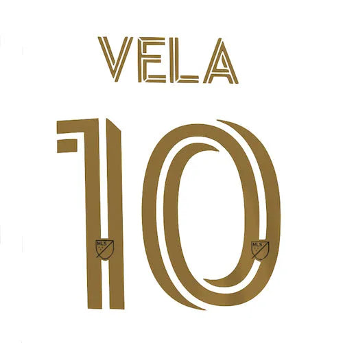 LAFC Home 2020- Vela #10 Jersey Name Set