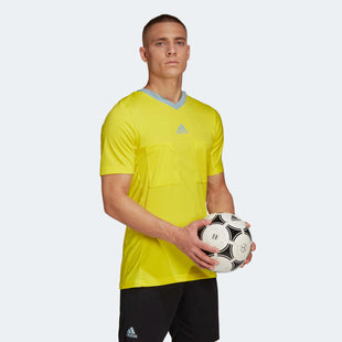 adidas Referee 22 Jersey Bright Yellow (Model - Side)