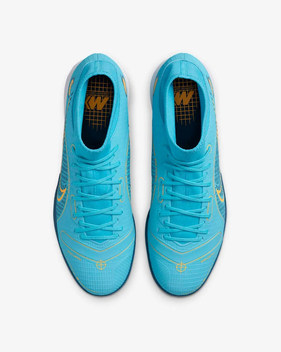 Nike Superfly 8 Academy IC - Chlorine Blue-Laser Orange (Pair - Top)