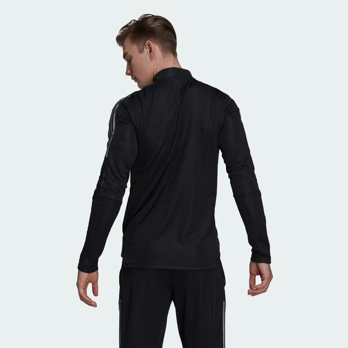 Adidas Tiro Track Jacket - Black-White (Model - Back)