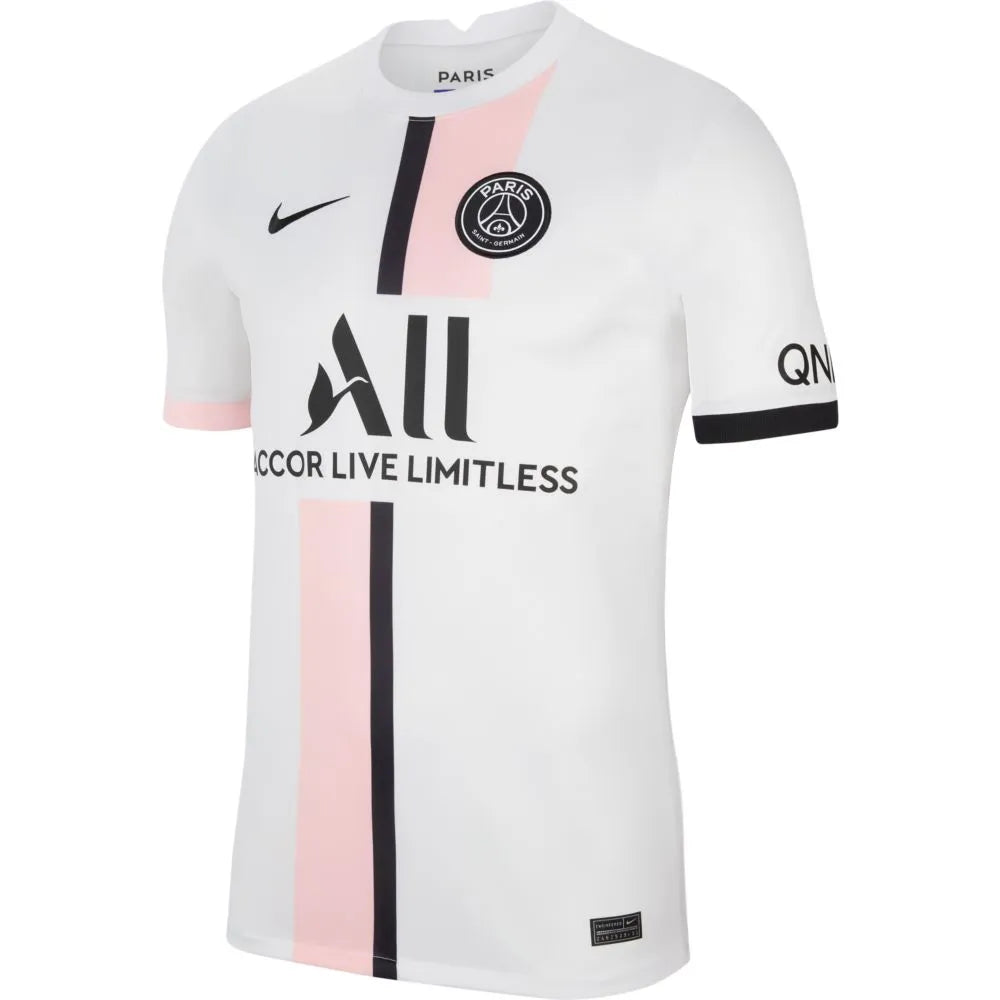 Nike 2021-22 PSG Away Jersey - White-Arctic Punch-Black (Front)