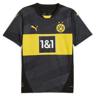 Puma 2024-25 Borussia Dortmund Men's Stadium Away Jersey (Front)