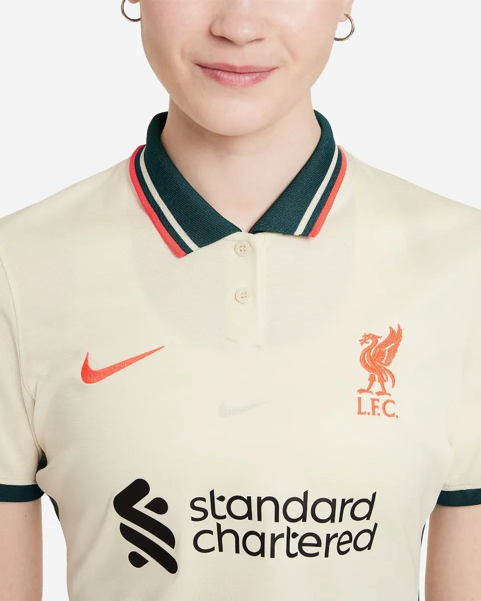 Nike 2021-22  Liverpool Women Away Jersey - Fossil (Detail 1)