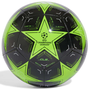 adidas 2024 UCL Club Ball Solar Green - Black - White (Front)