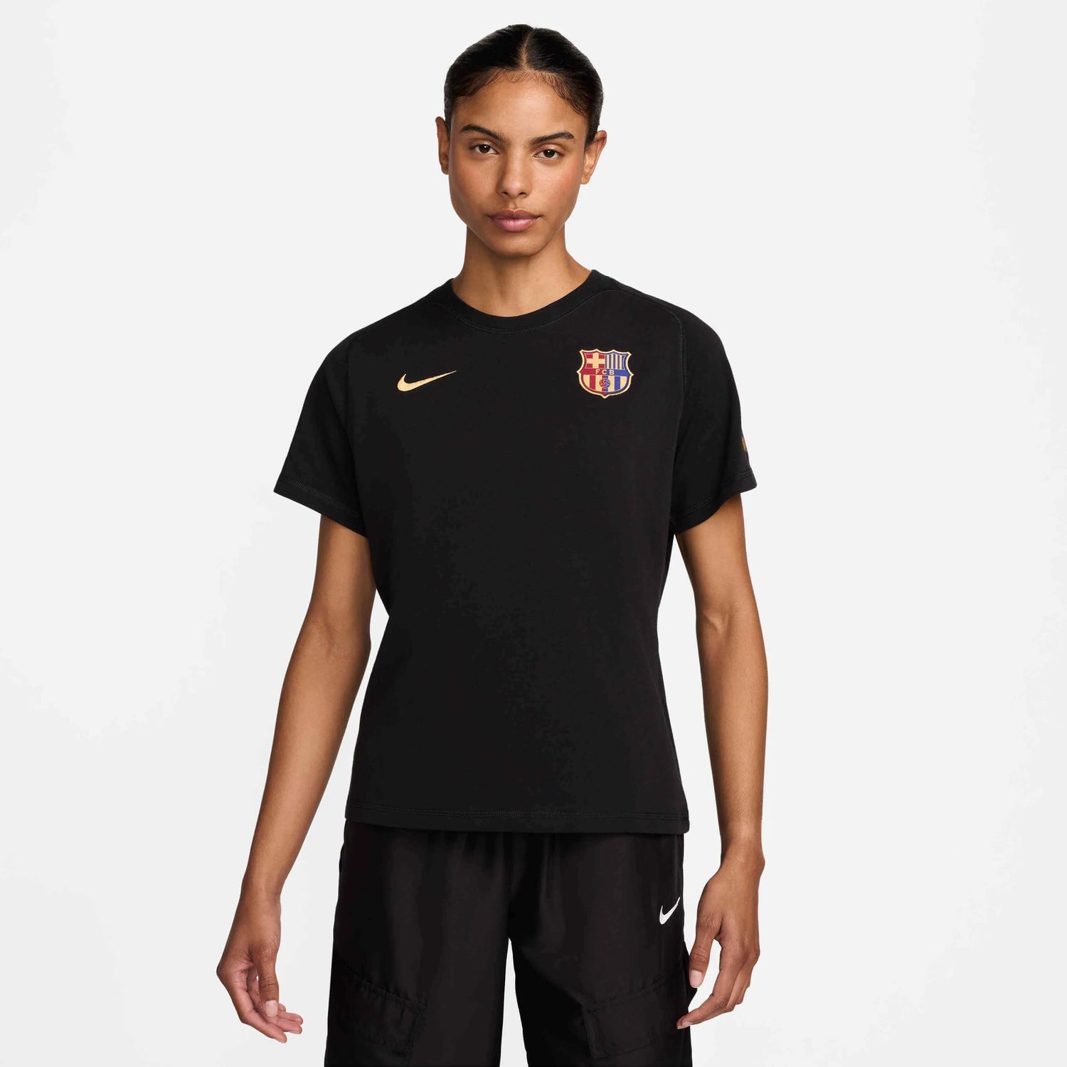 Nike 2024-25 Barcelona Women's Travel Top (Model - Front)