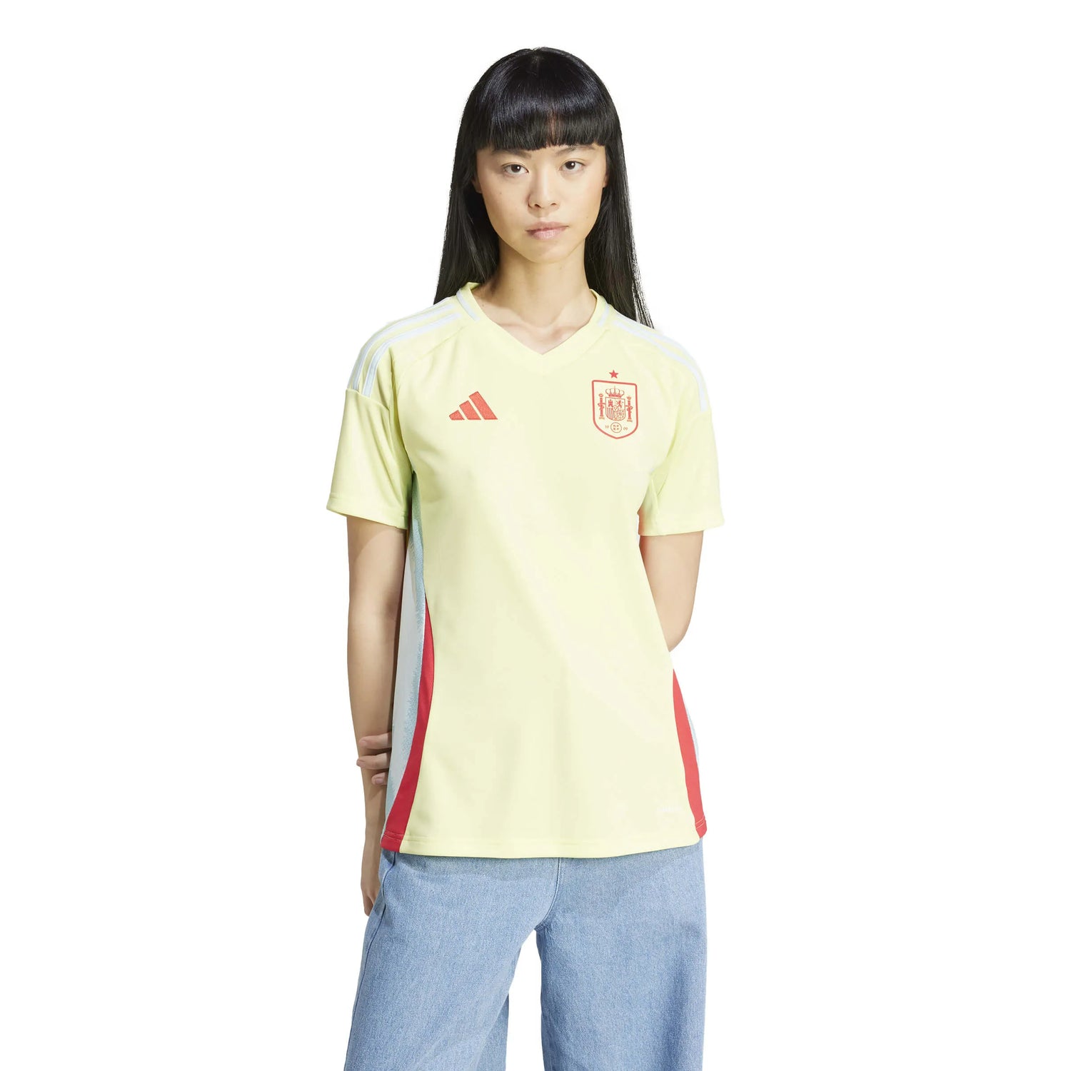 adidas 2024-25 Spain Women's Stadium Away Jersey (Model - Front)