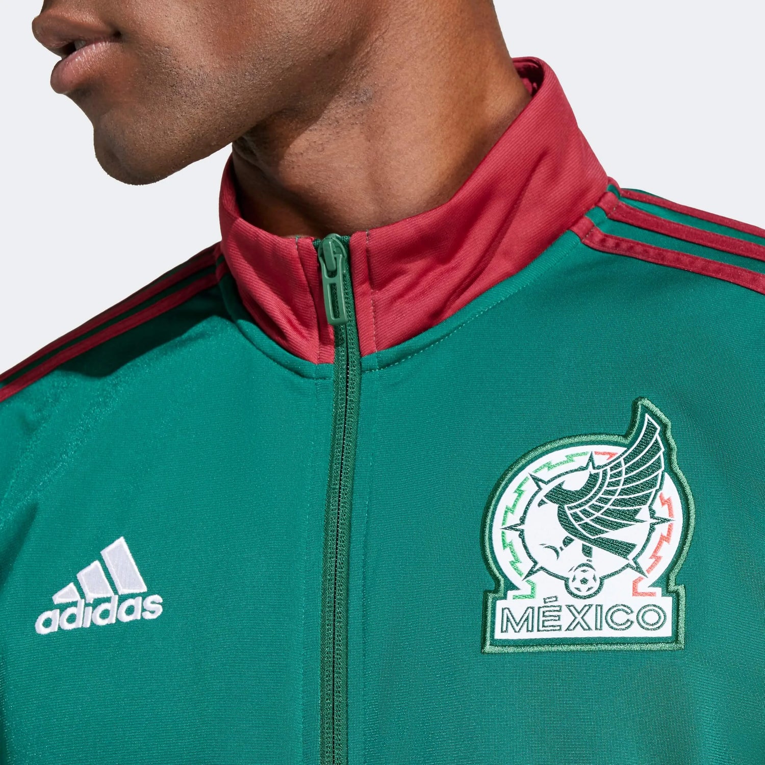 adidas 2024-25 Mexico Men's DNA Track Top Jacket (Detail 1)