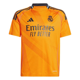 adidas 2024-25 Real Madrid Youth Stadium Away Jersey Crew Orange (Front)