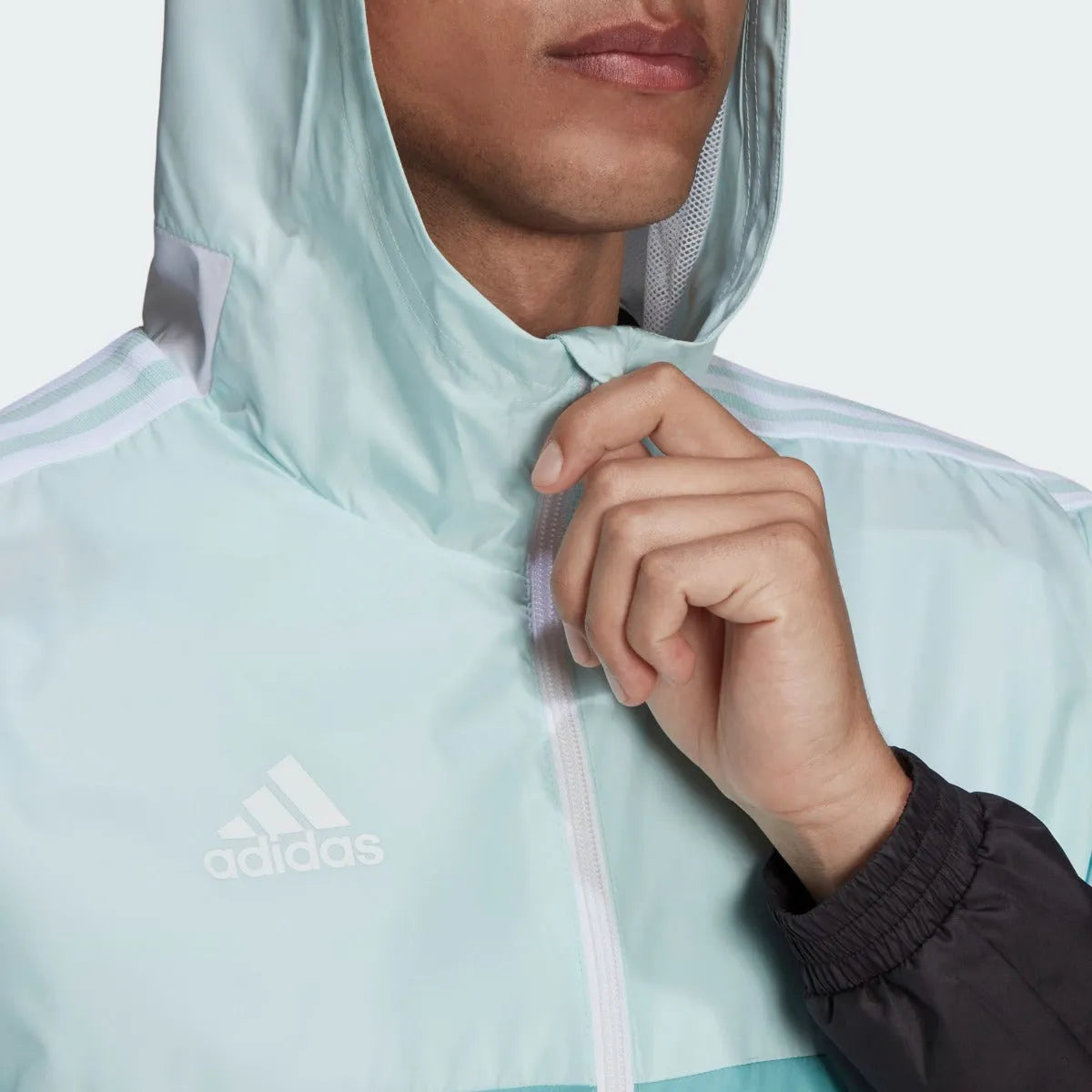 Adidas Tiro Windbreaker Jacket - Mint-Black (Detail 1)