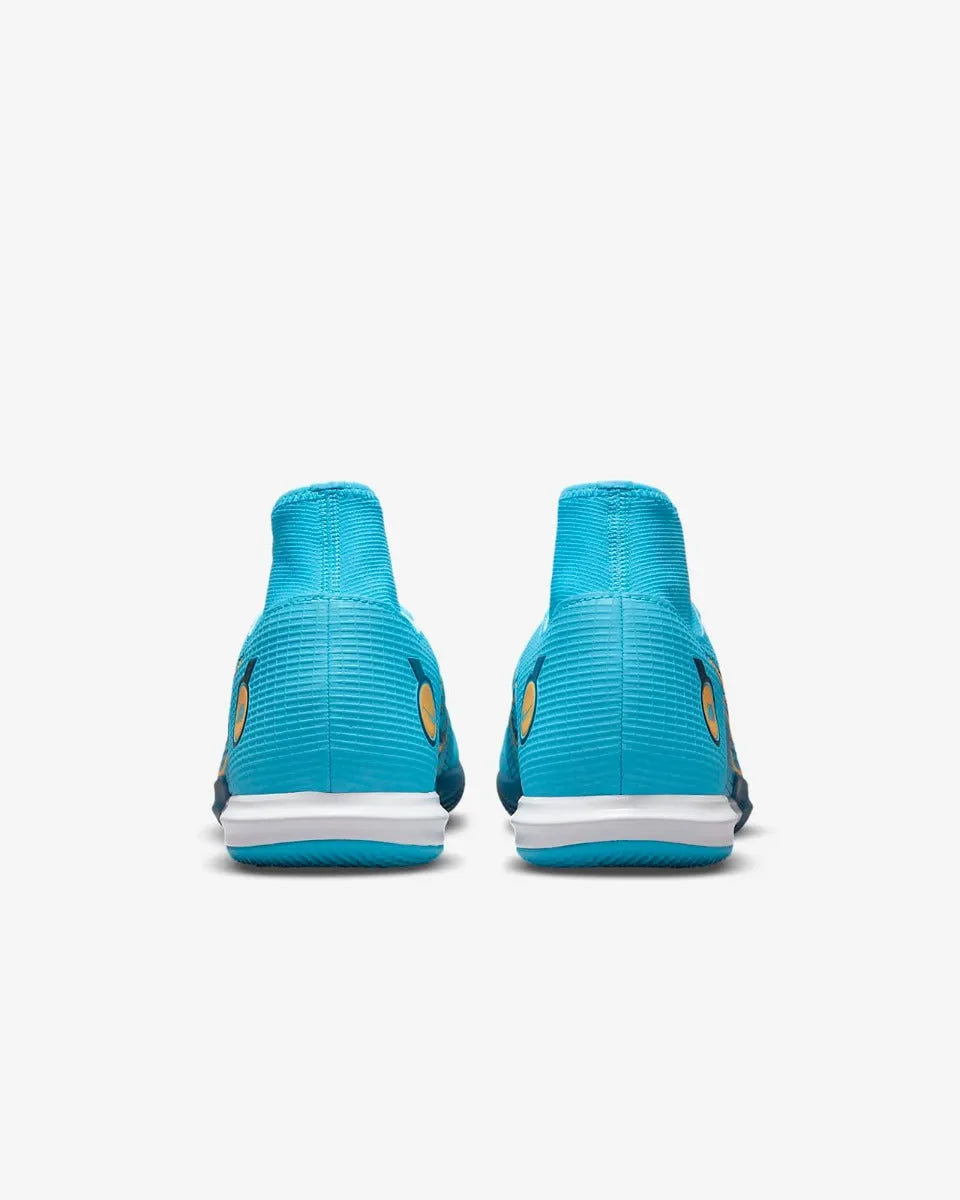 Nike Superfly 8 Academy IC - Chlorine Blue-Laser Orange (Pair - Back)