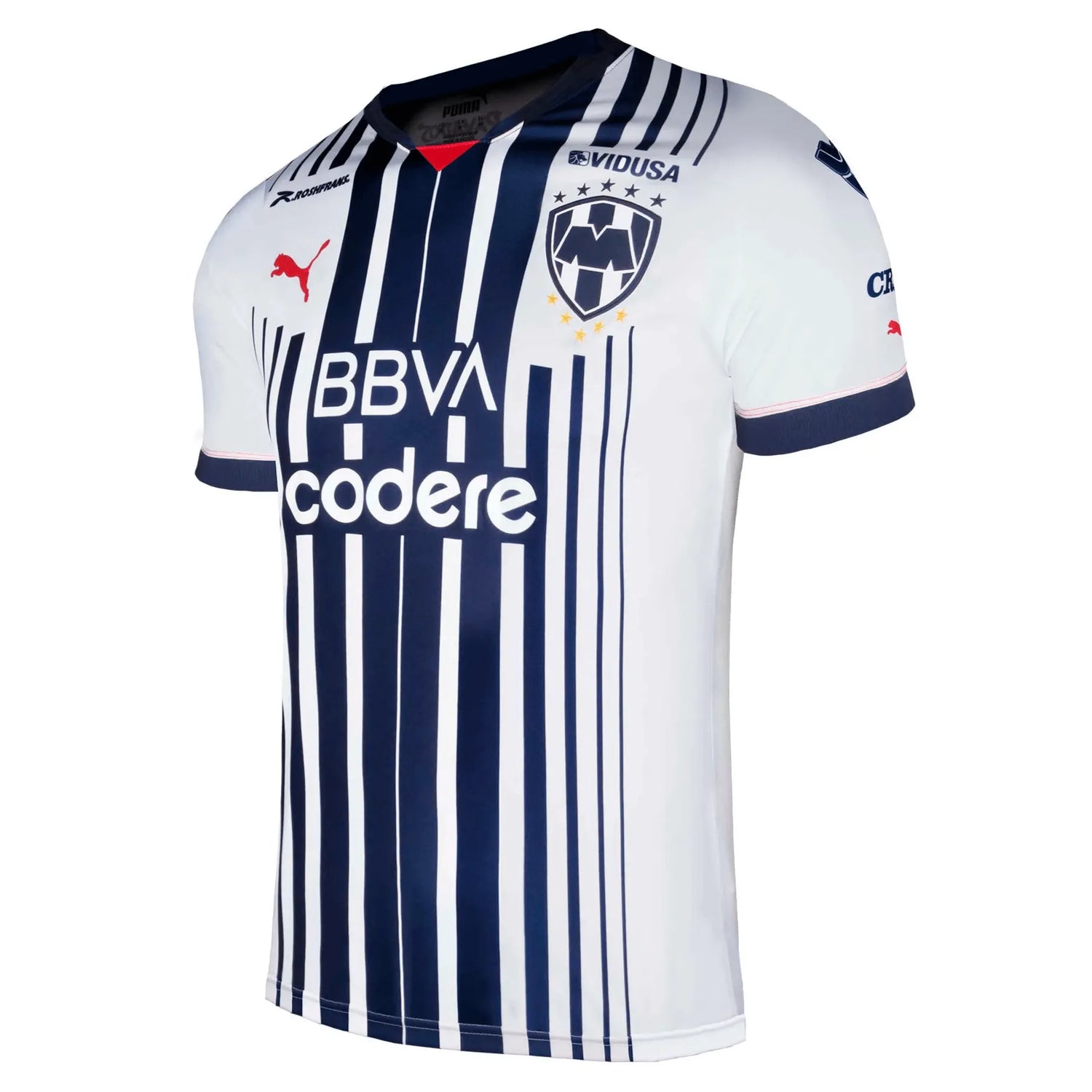 Puma 2022-23 Home Moneterrey Jersey Navy-White (Diagonal - Front)