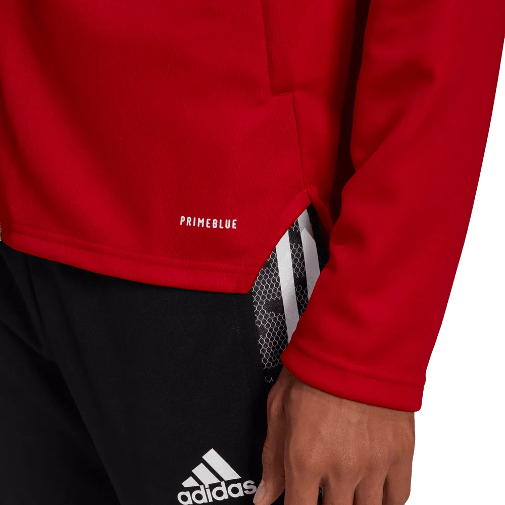 Adidas Condivo 21 Track jacket - Red-White (Detail 2)