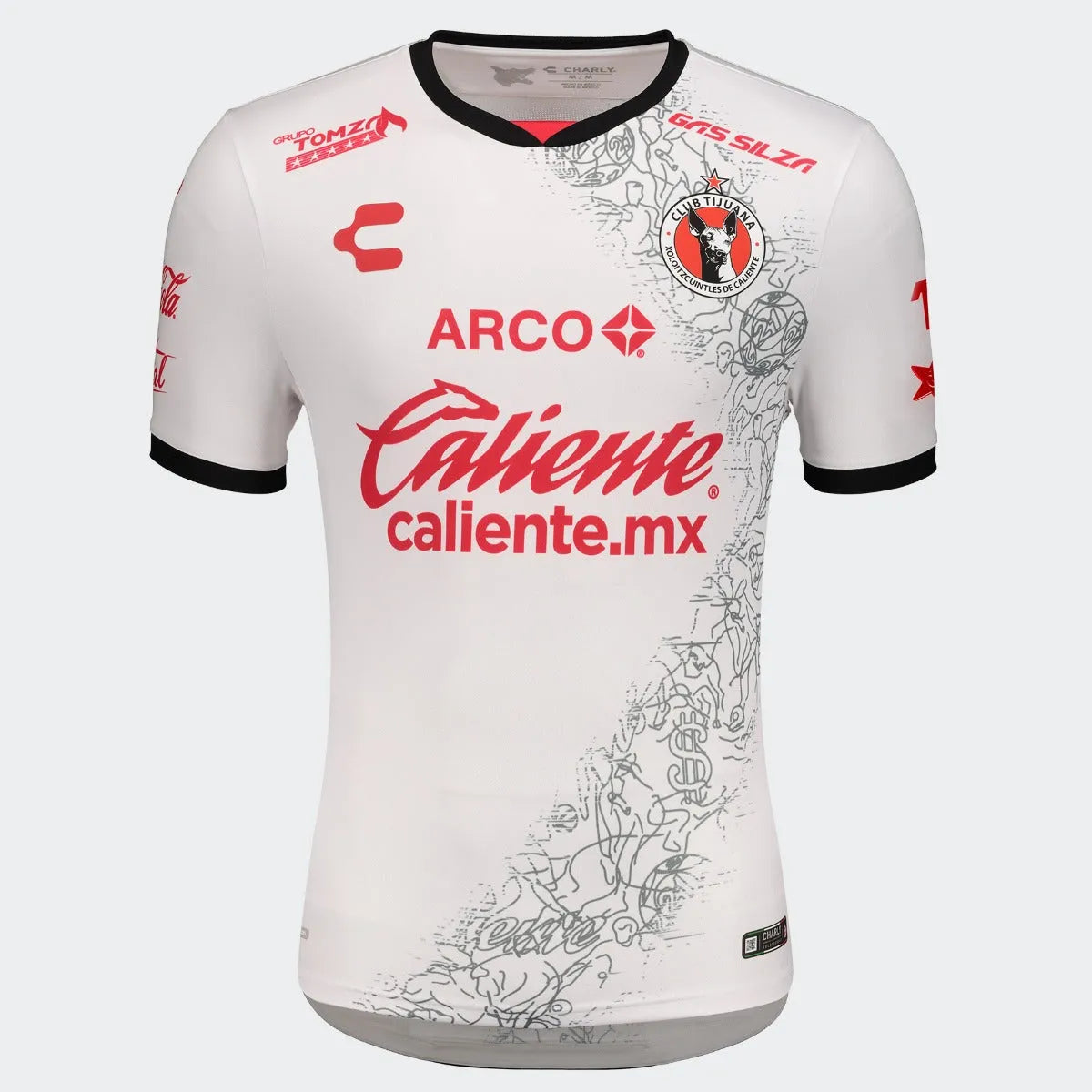 Charly 2020-21 Xolos Away Jersey - White-Red