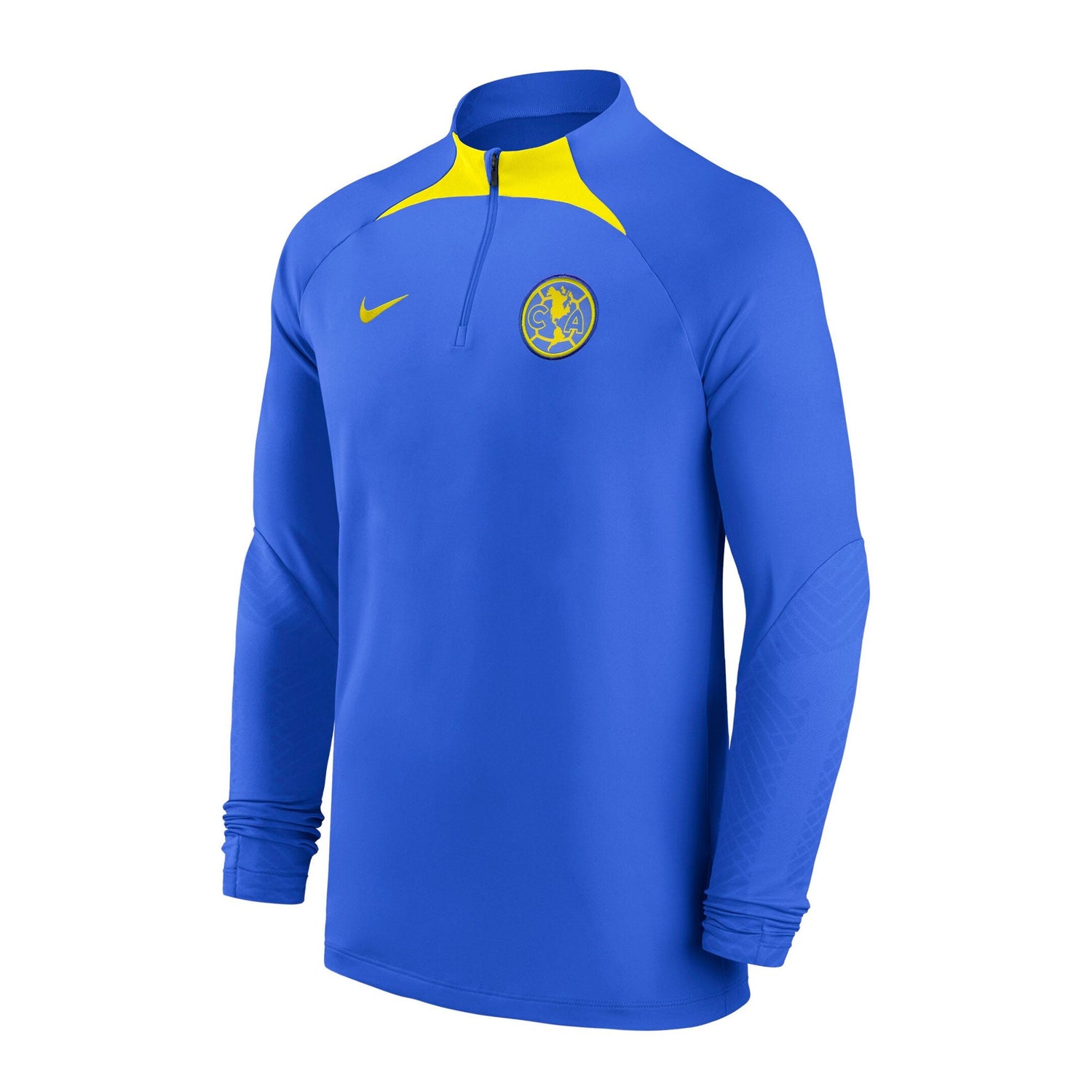 Nike 2023-24 Club America Strike Drill Top - Blue - Yellow