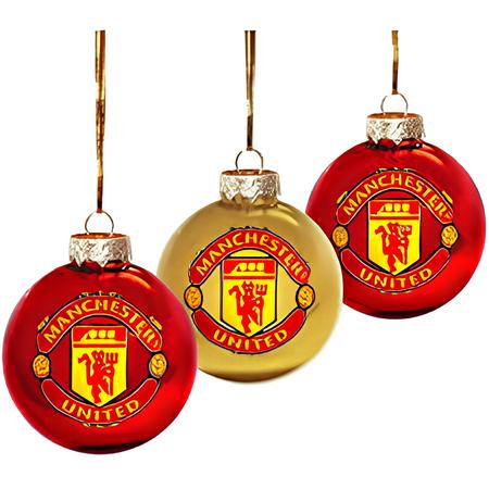 Manchester United Ornament Set (3 Pc)