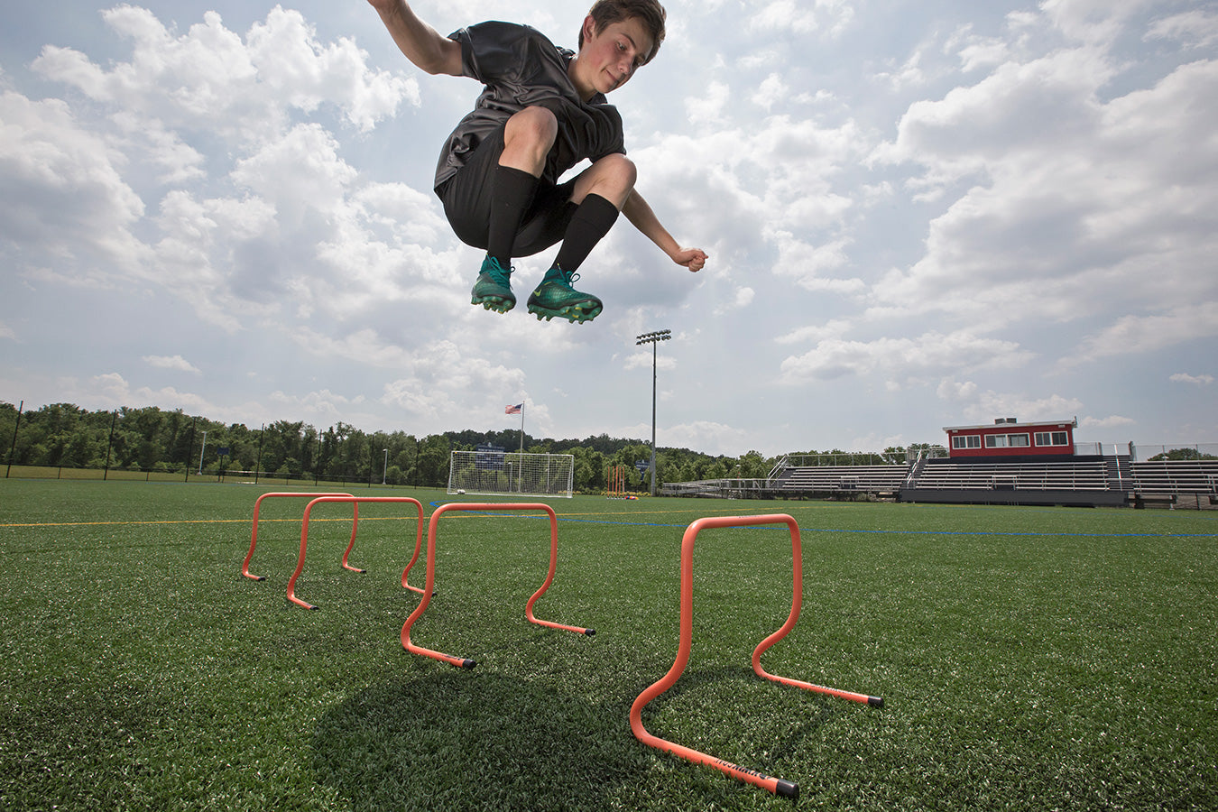 Kwik Goal 15" Speed Hurdles Single (Orange)