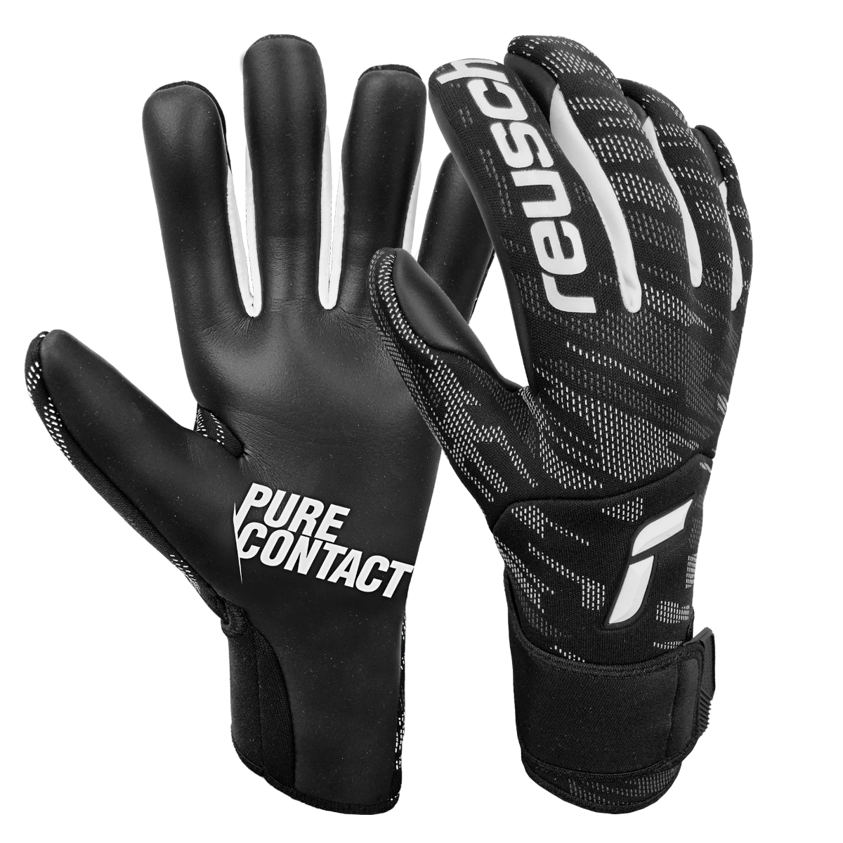 Reusch Pure Contact Infinity Goalkeeper Gloves - Black (Pair)