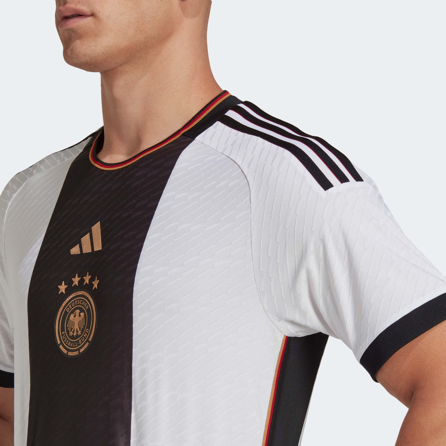 Adidas Germany Home Authentic Jersey 23 White/Black / M