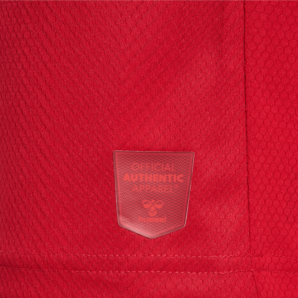 Hummel 2022-23 Denmark Youth Home Jersey - Tango Red (Detail 5)