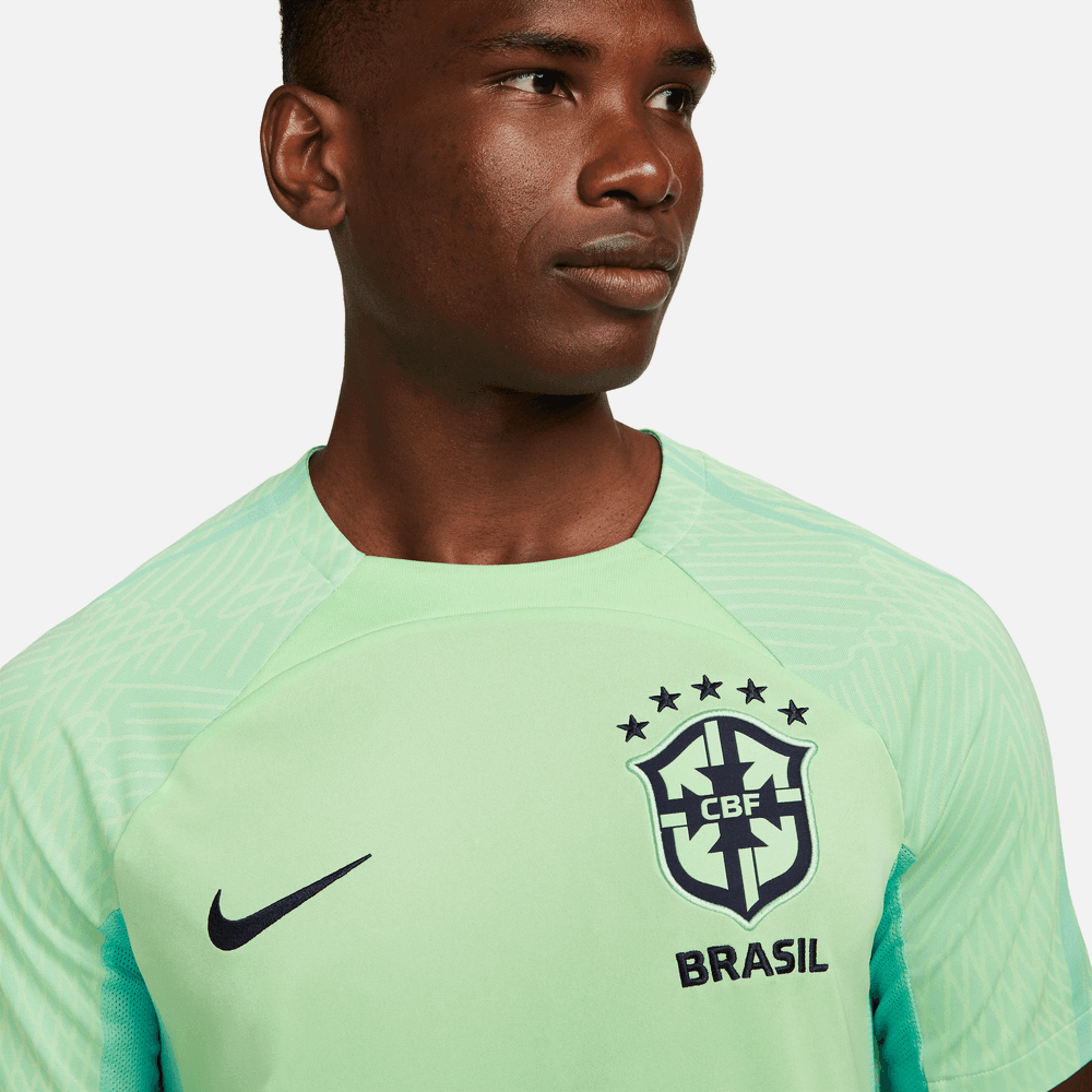 22-23 Brazil Training Soccer Jersey Replica Green (Player Version)