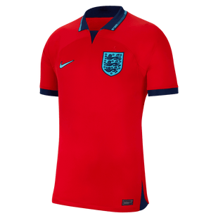 Nike 2022-23 England Away Jersey - Red-Blue Void (Front)