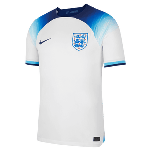 Nike 2022-23 England Home Jersey - White-Blue (Front)