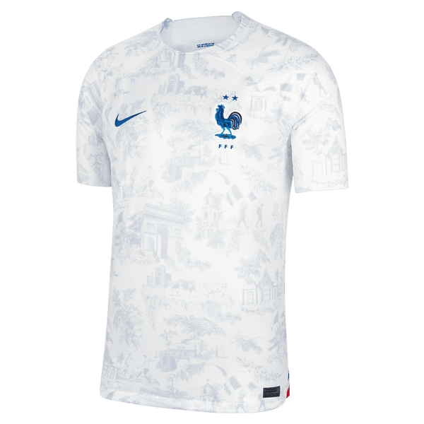 Nike France Away Jersey 100/White-Pink 2022