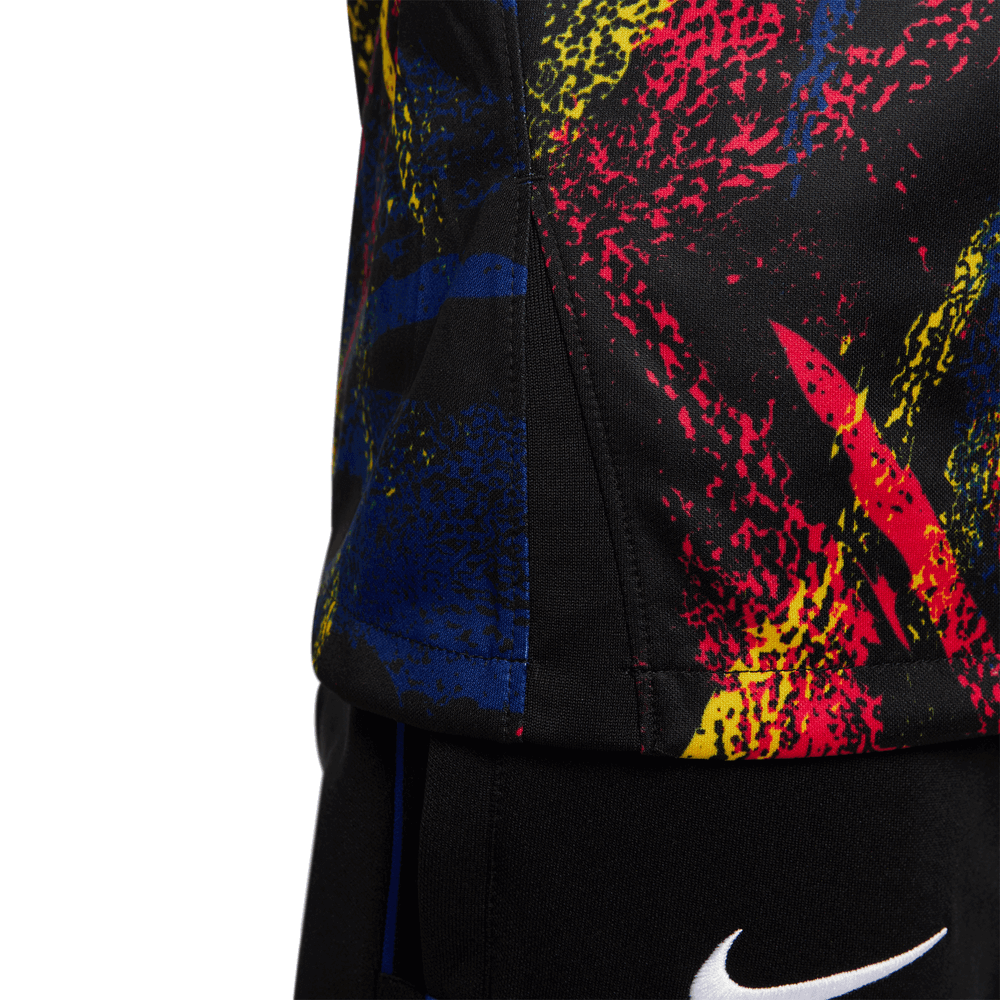 Nike 2022-23 Korea Away Long-Sleeve Jersey - Black (Detail 3)