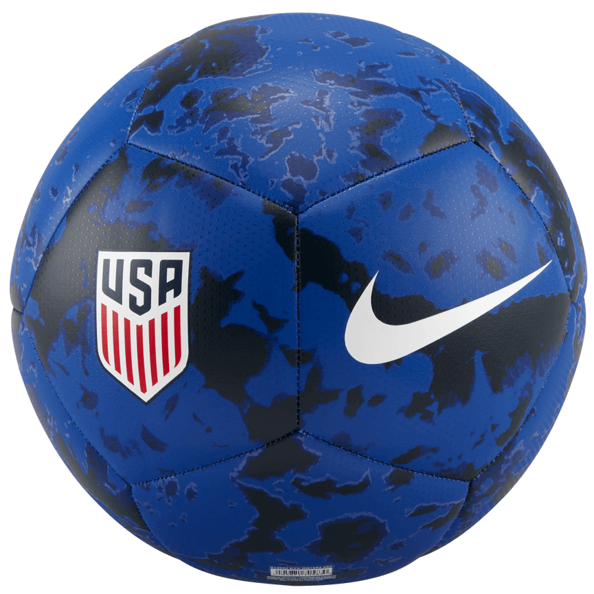 Nike 2022-23 USA Pitch Training Soccer Ball - Blue-Black (Front)