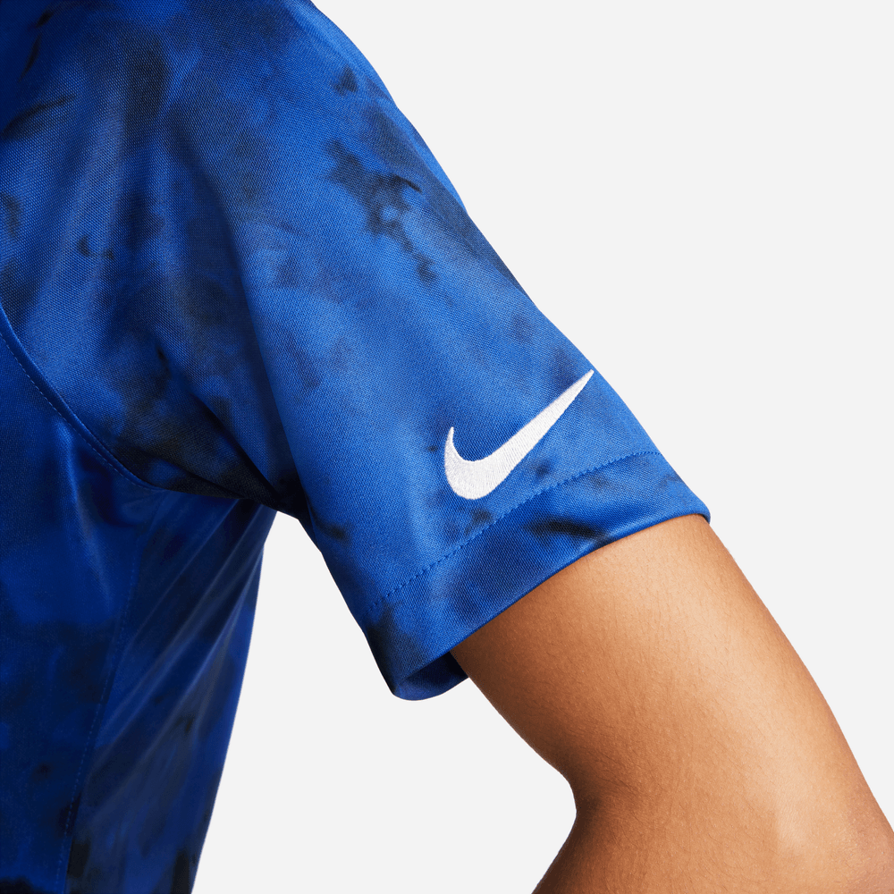 Nike 2022-23 USA Women's Away Jersey - Bright Blue-White (Detail 2)