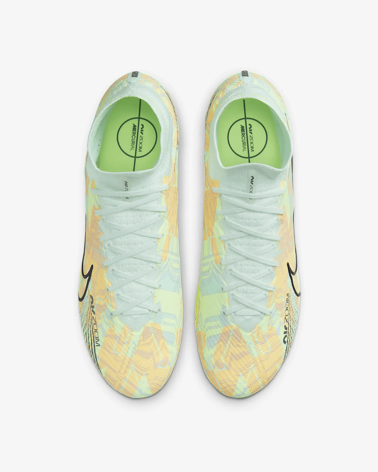 Nike Zoom Vapor 15 Elite FG - Barely Green-Blackened Blue, 8.5