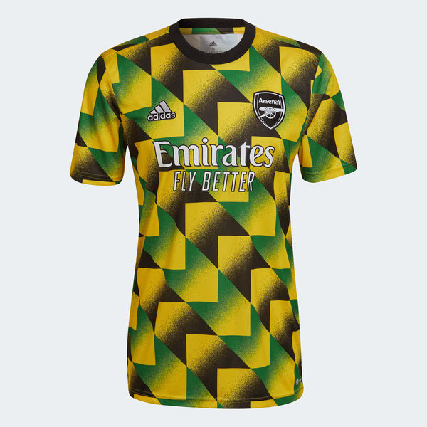 Rare PUMA ARSENAL PRE MATCH JERSEY Shirt Yellow