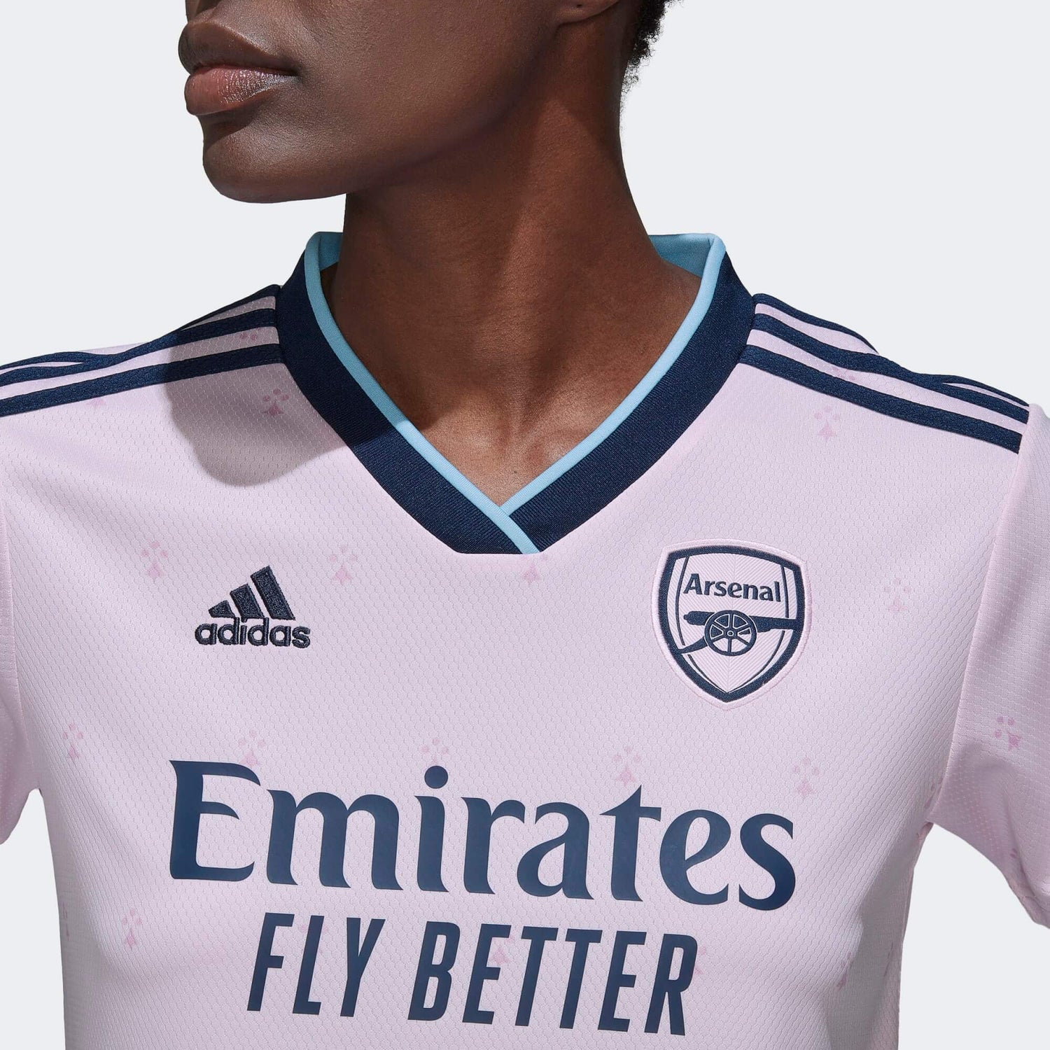 adidas Arsenal 2022-23 Third Jersey - Clear Pink - Soccerium