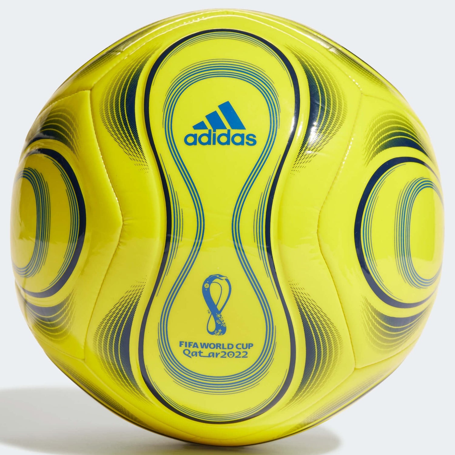 adidas 2022-23 Brazil Club Ball - Bright Yellow-Dark Blue