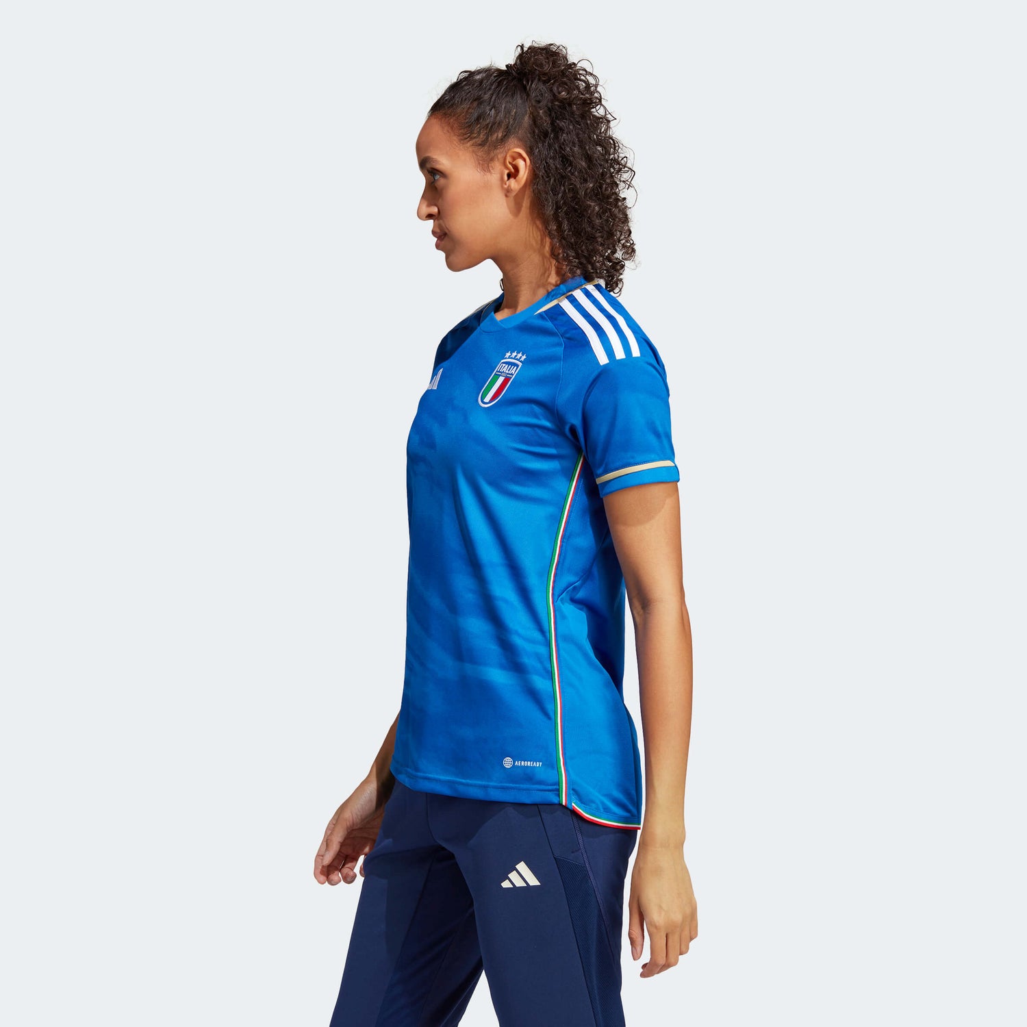 Blue adidas Italy 2023 Home Shirt Women's