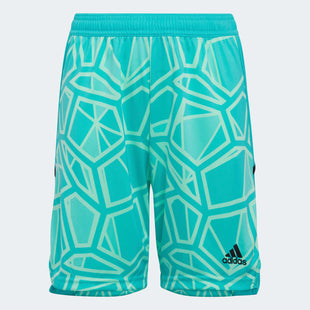 adidas Condivo 22 Youth Goalkeeper Shorts - Mint Rush (Front)