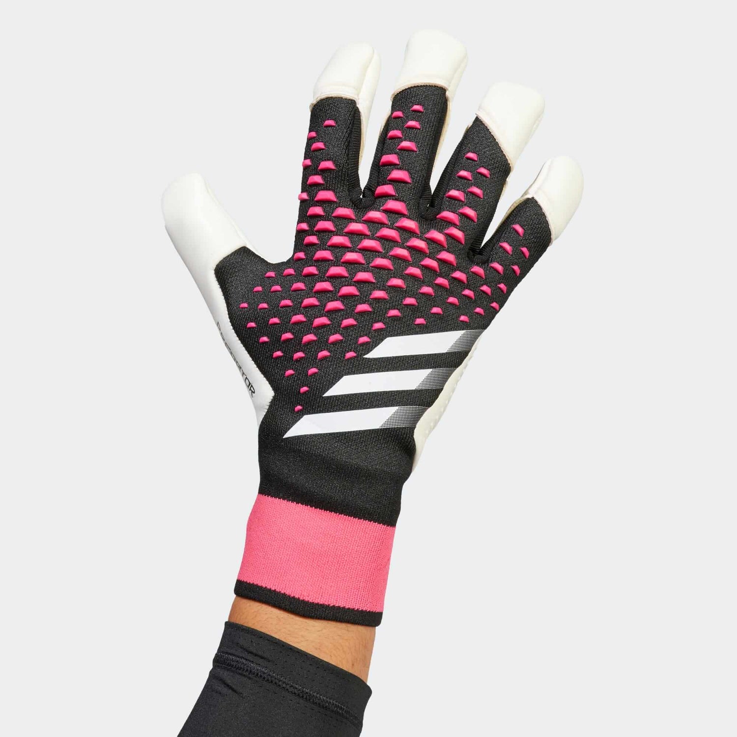 adidas Predator Pro Hybrid Goalkeeper Gloves - Black/Pink