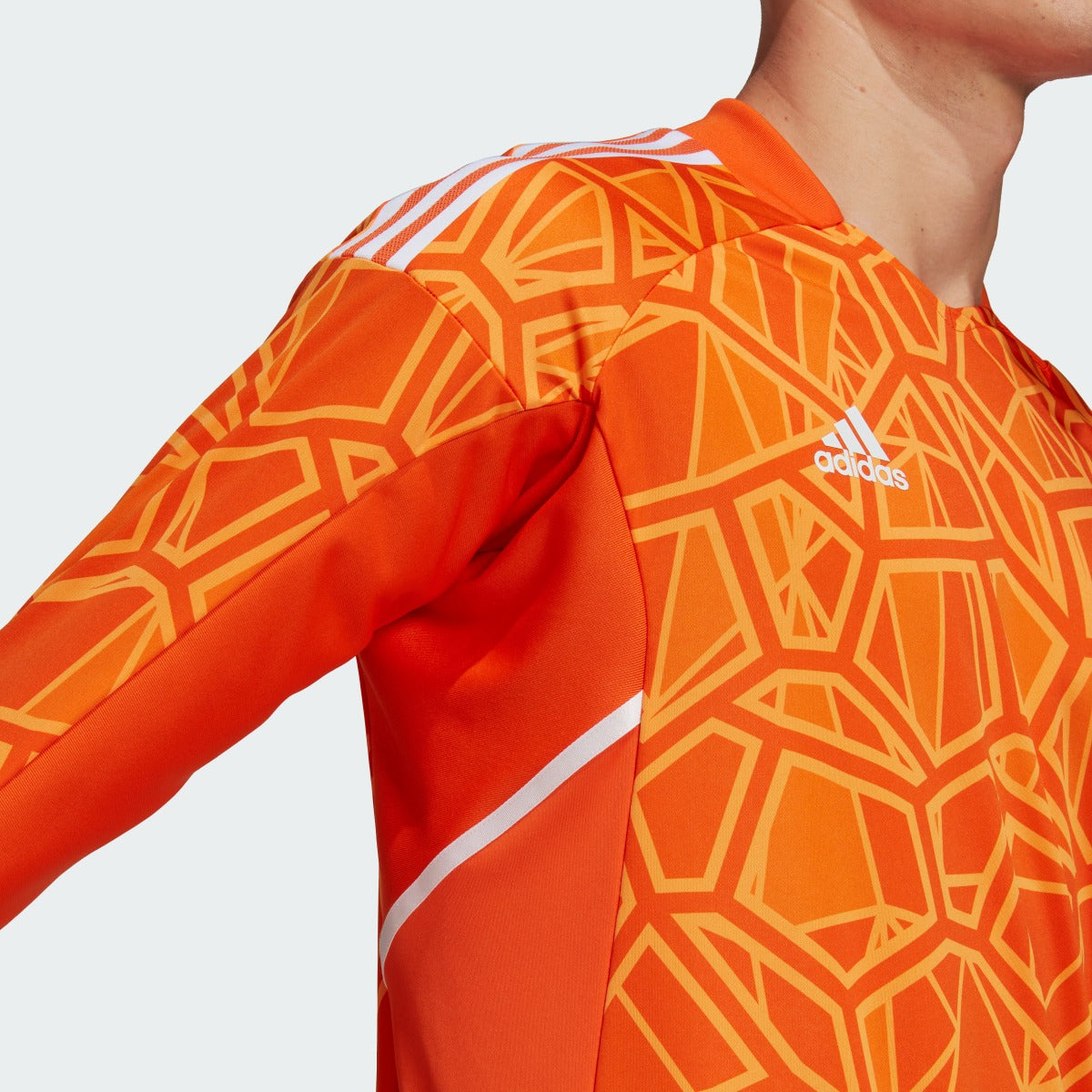 adidas Condivo 22 Goalkeeper Long Sleeve Jersey - Orange (Detail 1)