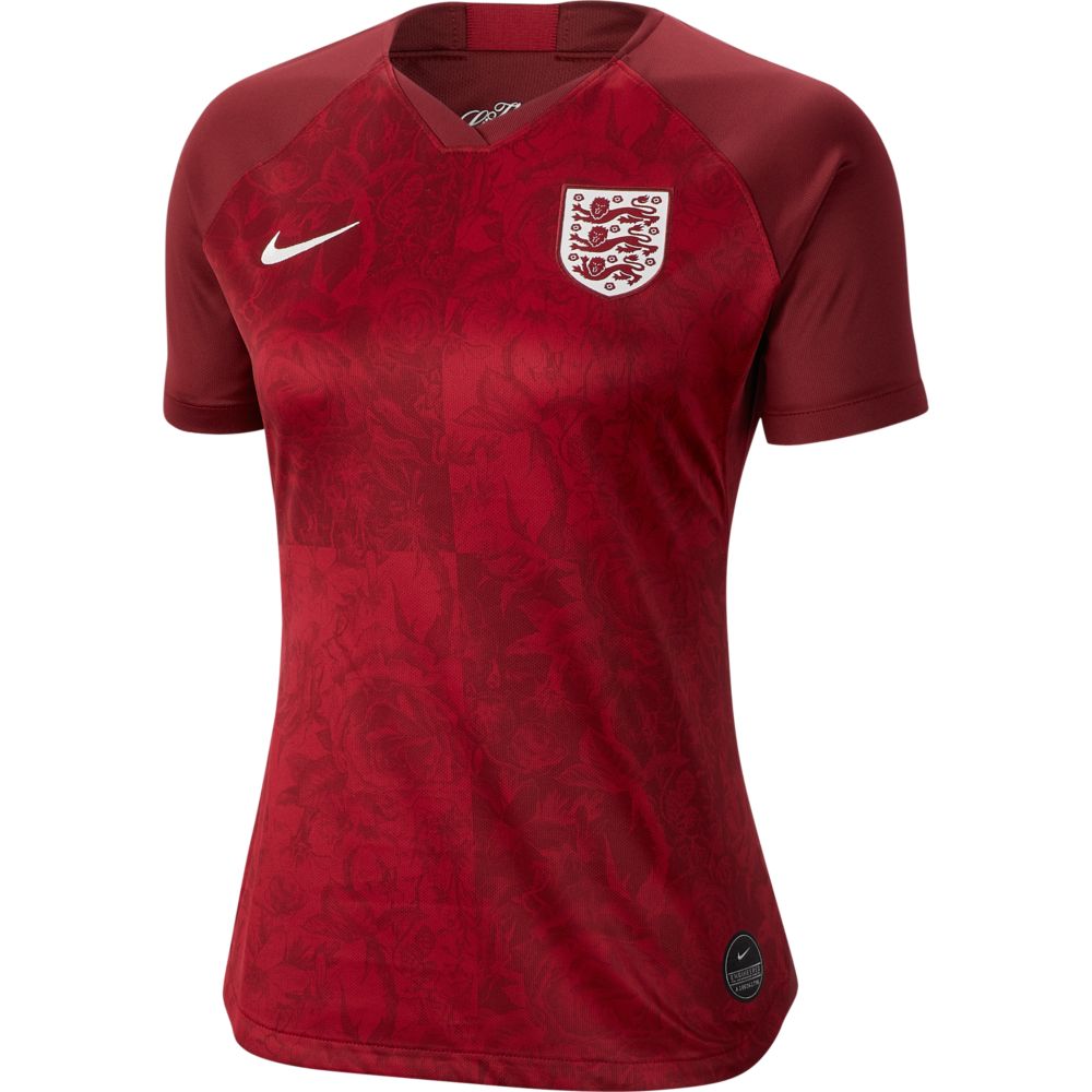 red england football shirt