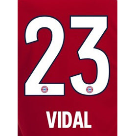 Bayern Munchen No23 Vidal Home Kid Jersey