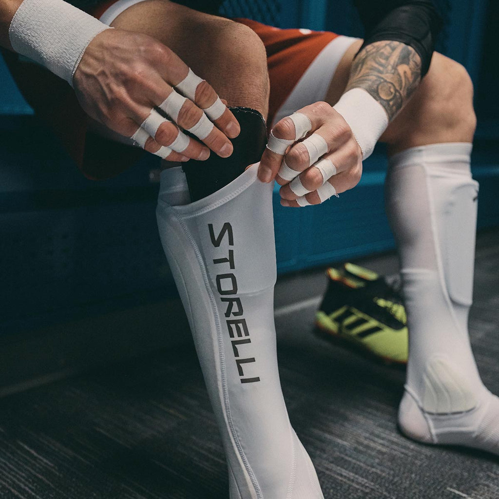 Storelli Leg Guard - White (Model 2)