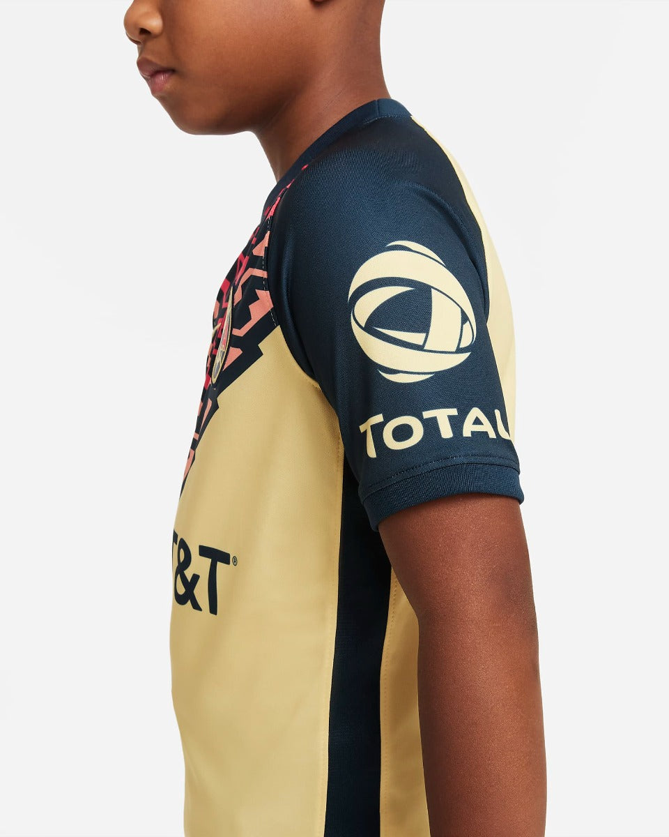 Nike Men's Club America 2021/22 Home Jersey - Lemon Chiffon/Armory