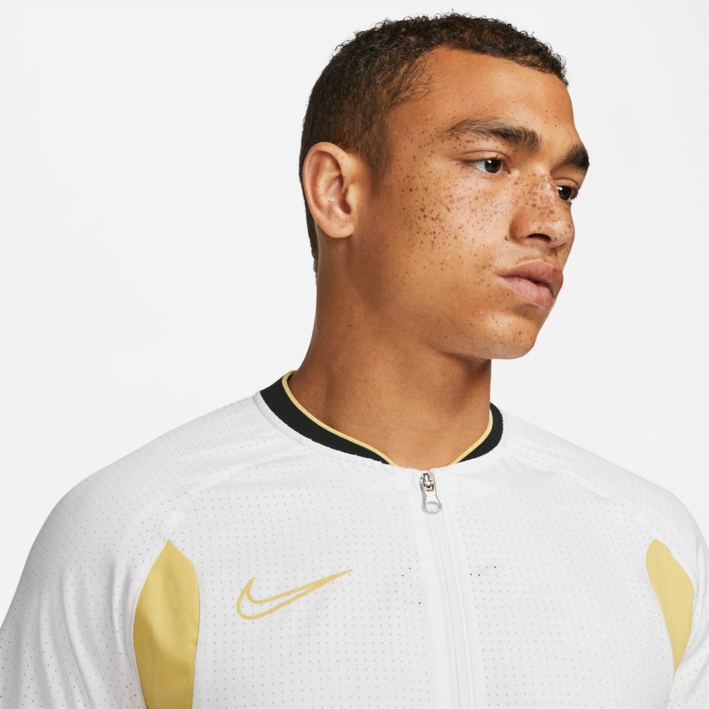 Nike Dry-Fit Academy AWF Jacket - White-Gold (Detail 2)