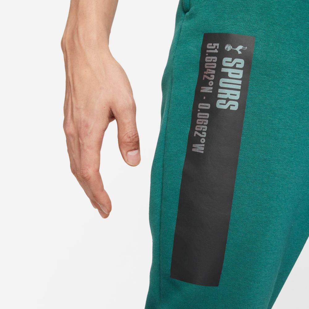 Nike 2021-22 Tottenham GFA Fleece Pants - Dark Teal (Detail 3)