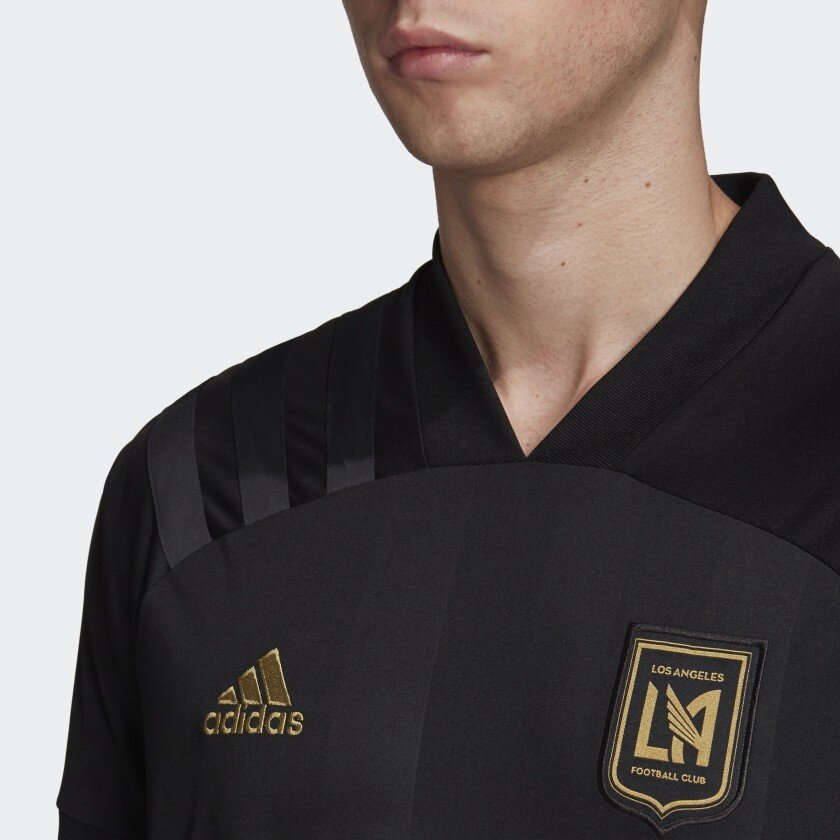 adidas LAFC Home Soccer Jersey - Black/Dark Football Gold
