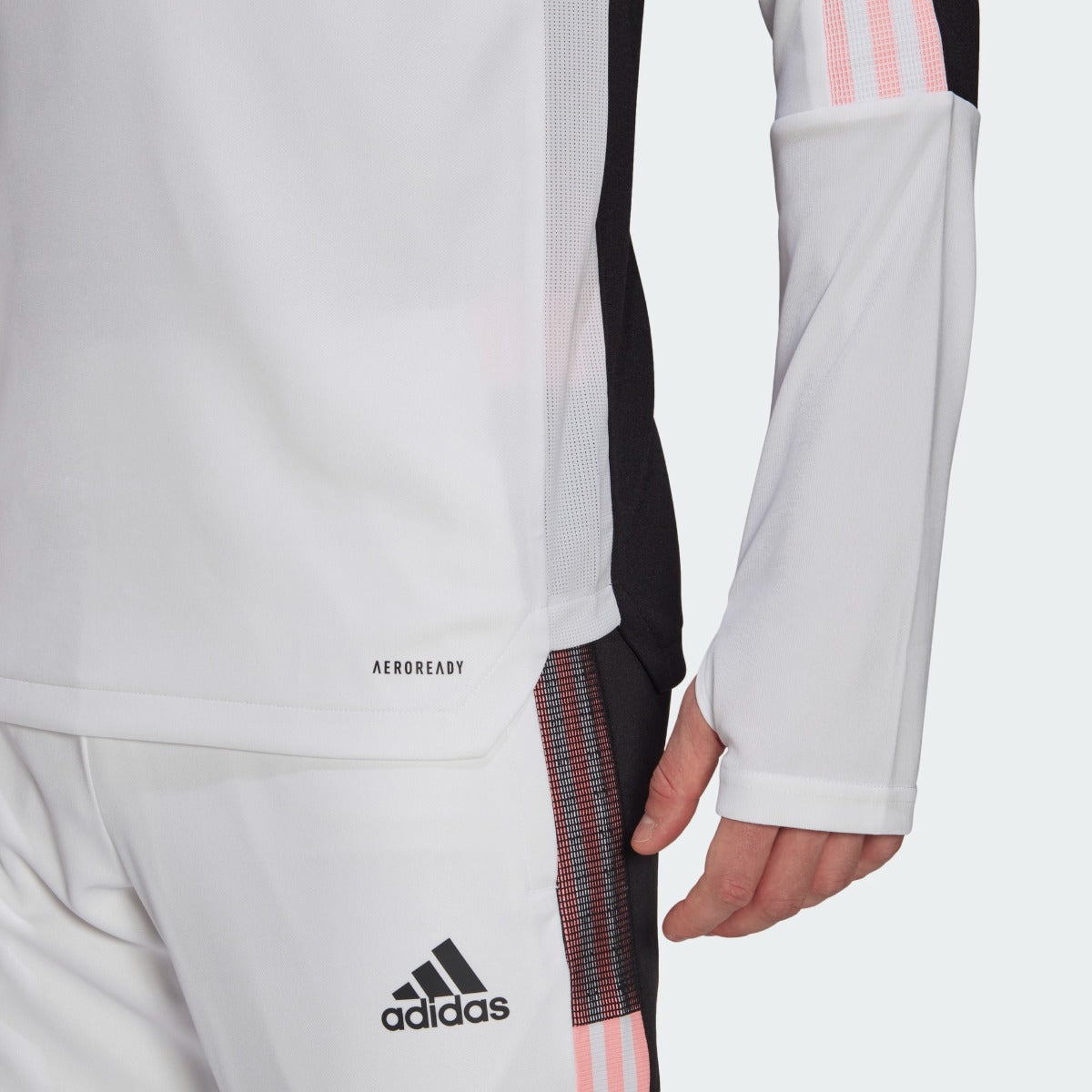 Adidas 2020-21 Juventus Human Race Training Top - White-Black-Pink