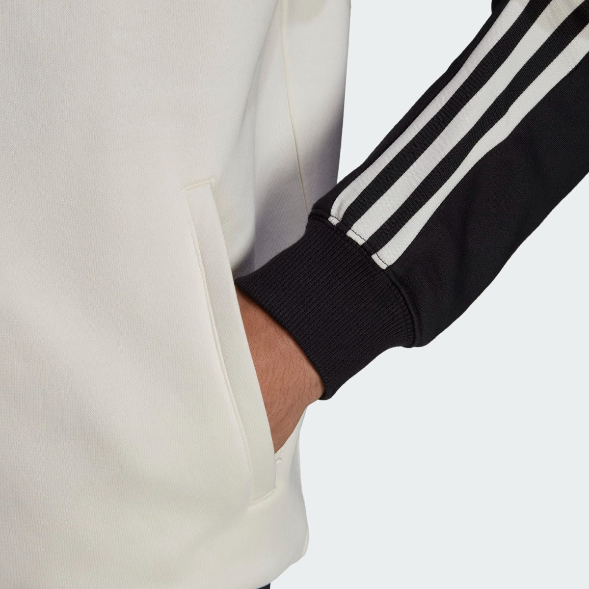 adidas 2021-22  Juventus Tiro 21 Anthem Jacket - Chalk White-Black (Detail 2)