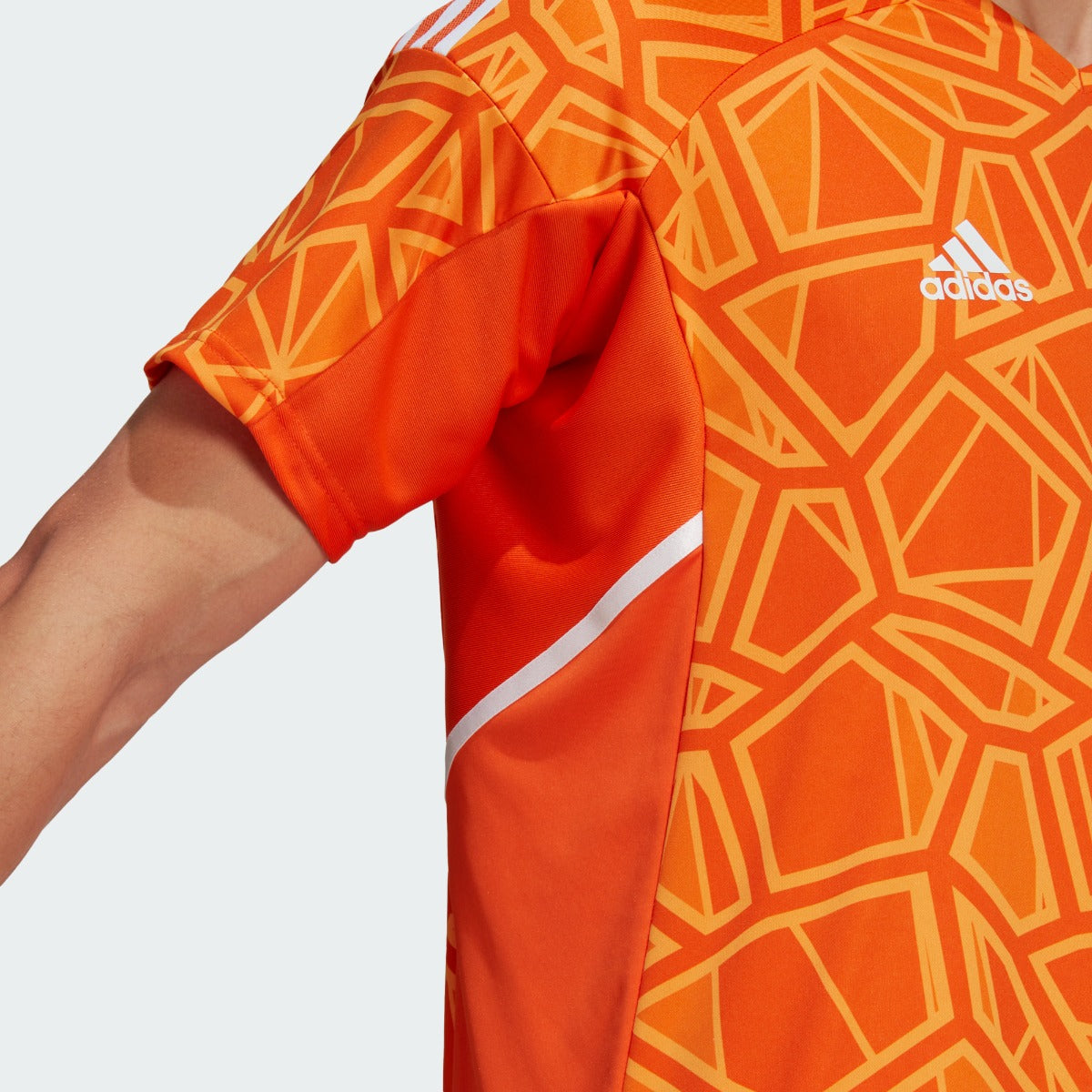 adidas Entrada 14 Jersey Short Sleeve T-Shirt Orange